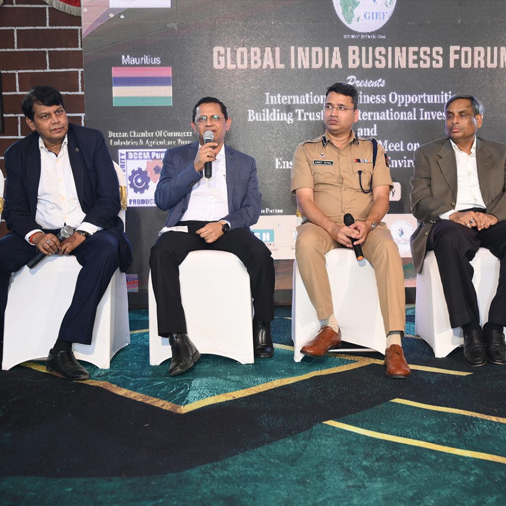 Ankit Goyal, Superintendent of Police, Maharashtra Police At Networking meet organised by Global India Business Forum